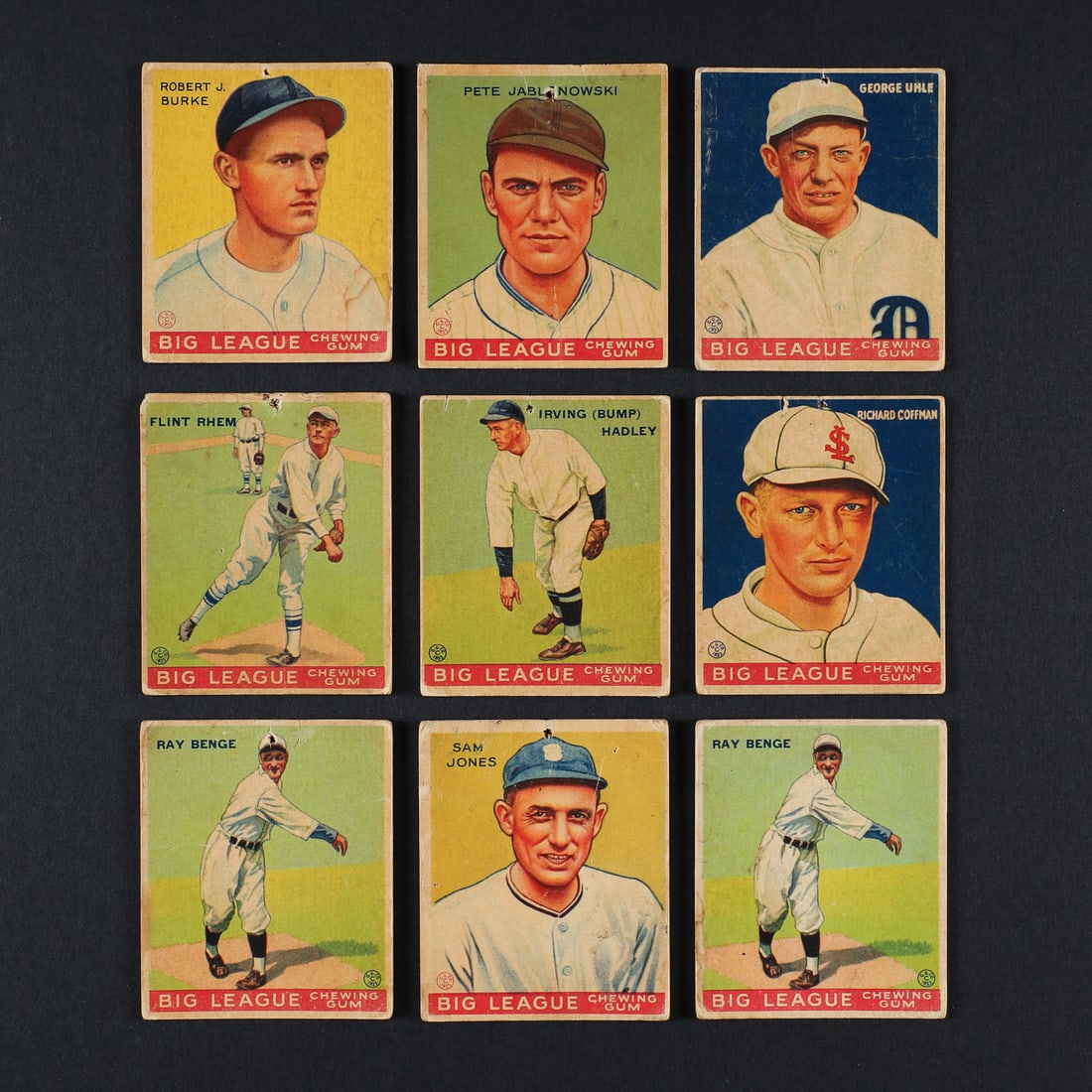 1933-1934 World Wide Gum Baseball Group (33) - 3