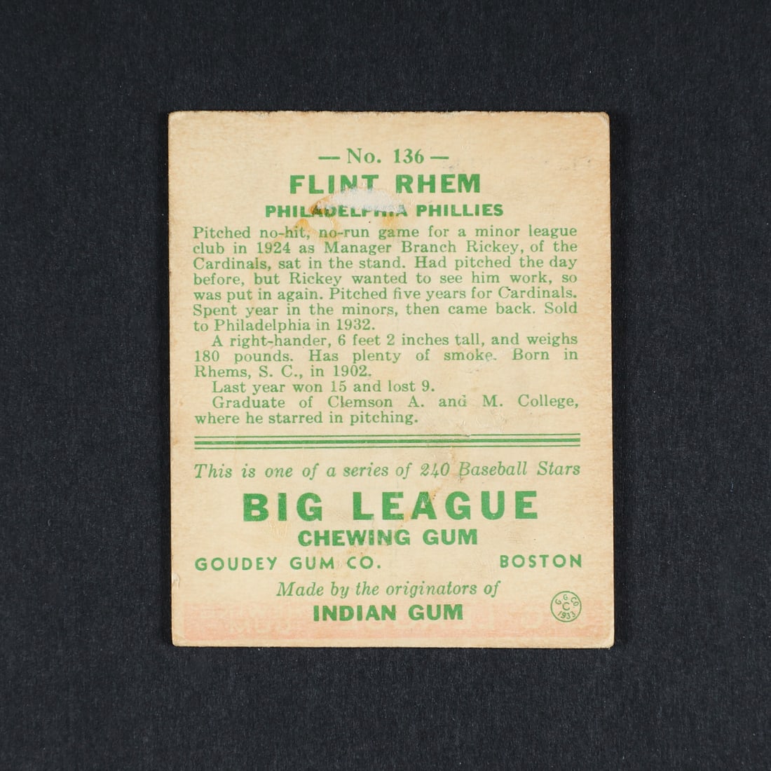 1933 Goudey Group (5) - 5