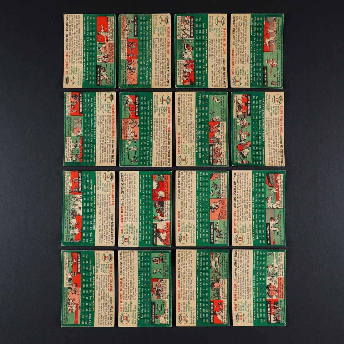 1954 Topps Partial Set (76/250) - 4