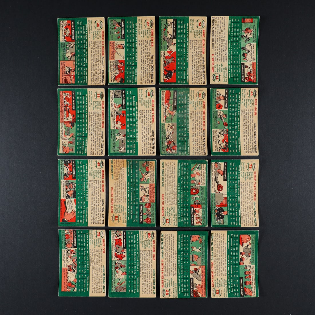 1954 Topps Partial Set (76/250) - 6
