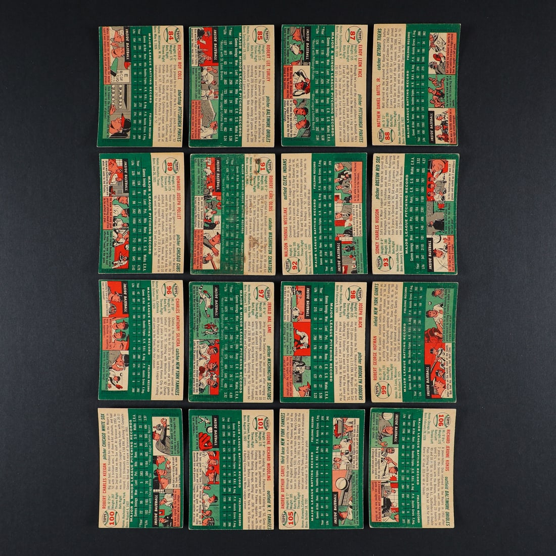 1954 Topps Partial Set (76/250) - 8