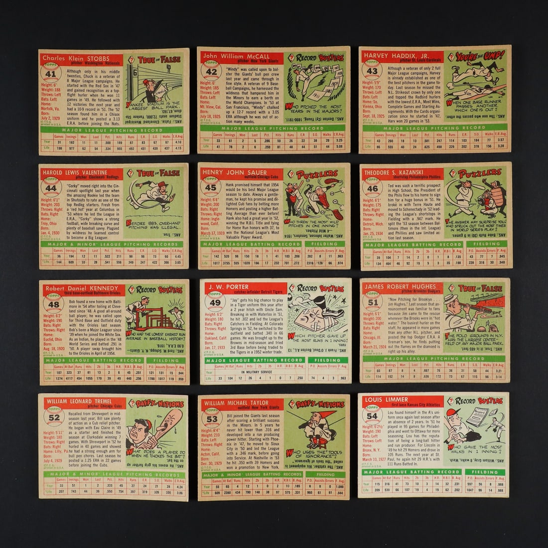 1955 Topps Baseball Partial Set (98/206) - 10