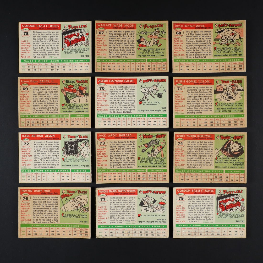 1955 Topps Baseball Partial Set (98/206) - 14