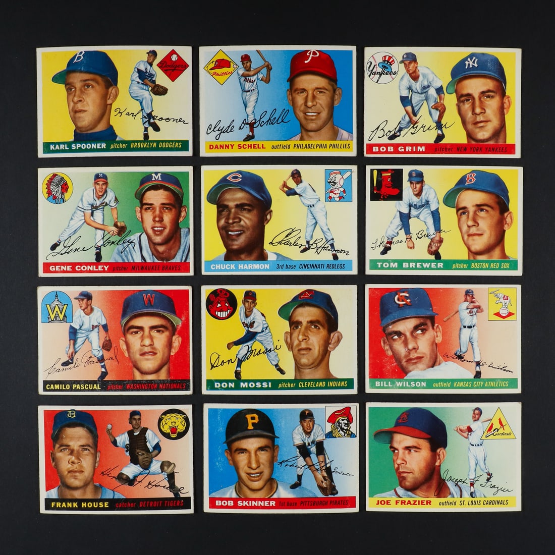 1955 Topps Baseball Partial Set (98/206) - 15