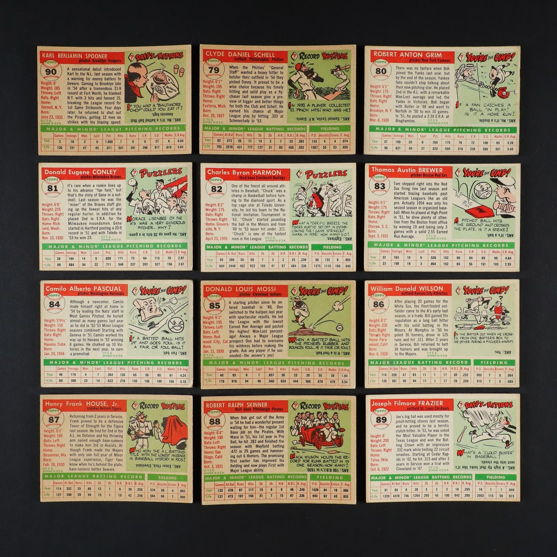 1955 Topps Baseball Partial Set (98/206) - 16