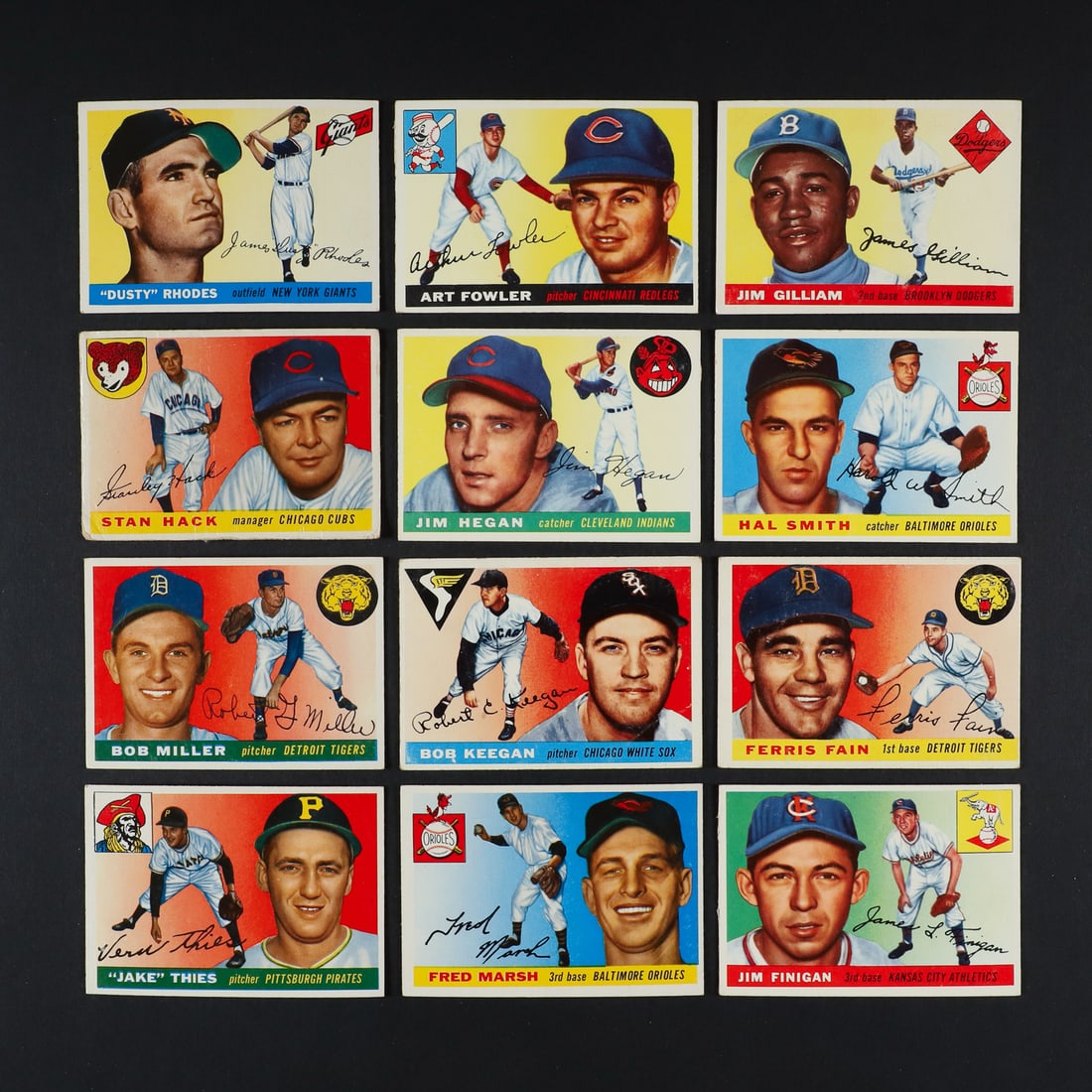 1955 Topps Baseball Partial Set (98/206) - 3