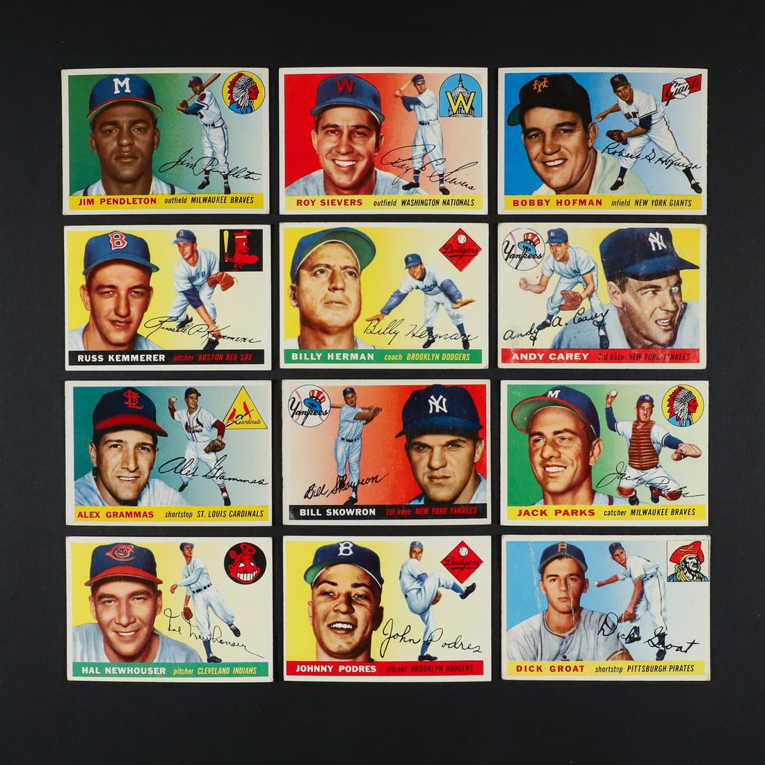 1955 Topps Baseball Partial Set (98/206) - 5