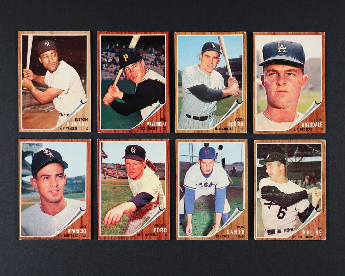 1962 Topps Baseball Partial Set (277/598) - 3