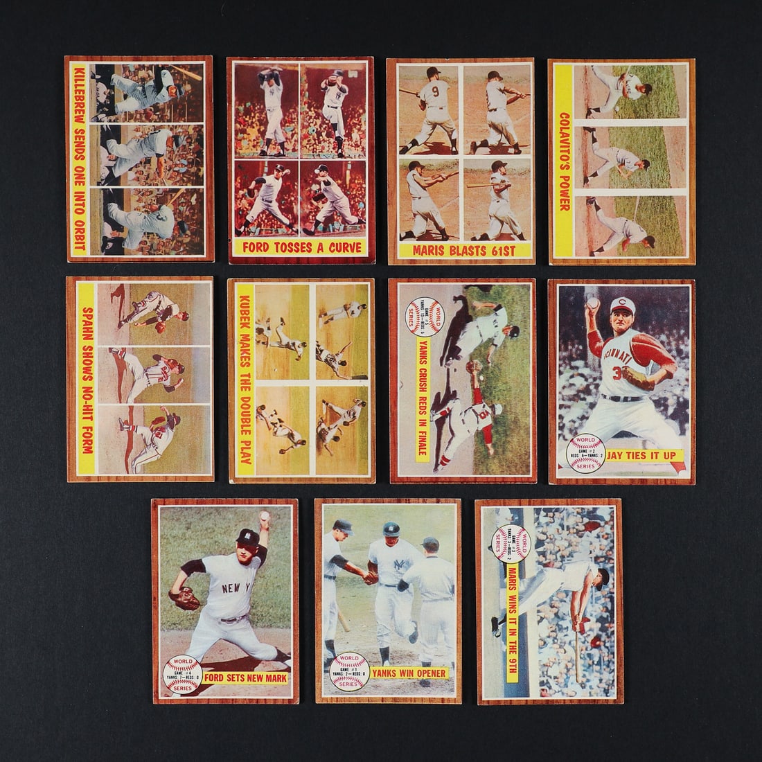 1962 Topps Baseball Partial Set (277/598) - 9