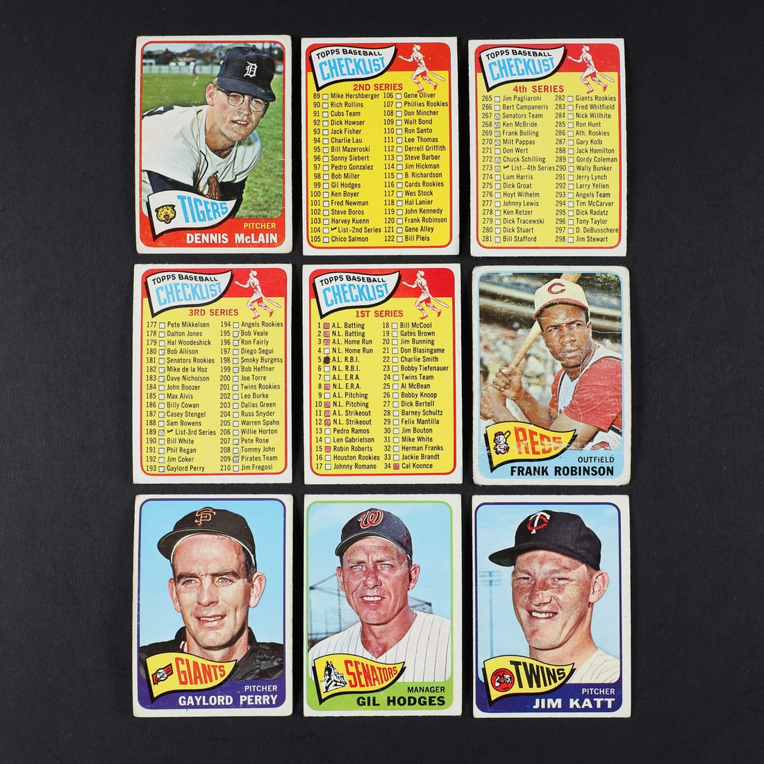 1965 O-Pee-Chee Baseball Near Set (280/283) - 9