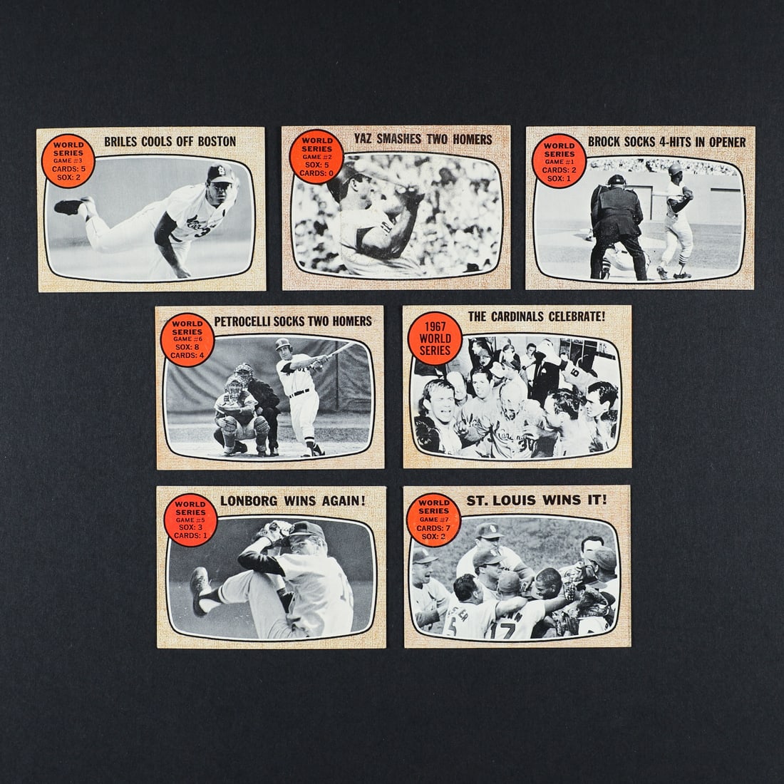 1968 Topps #177 Ryan/Koosman w/ Partial Set (168/598) - 10