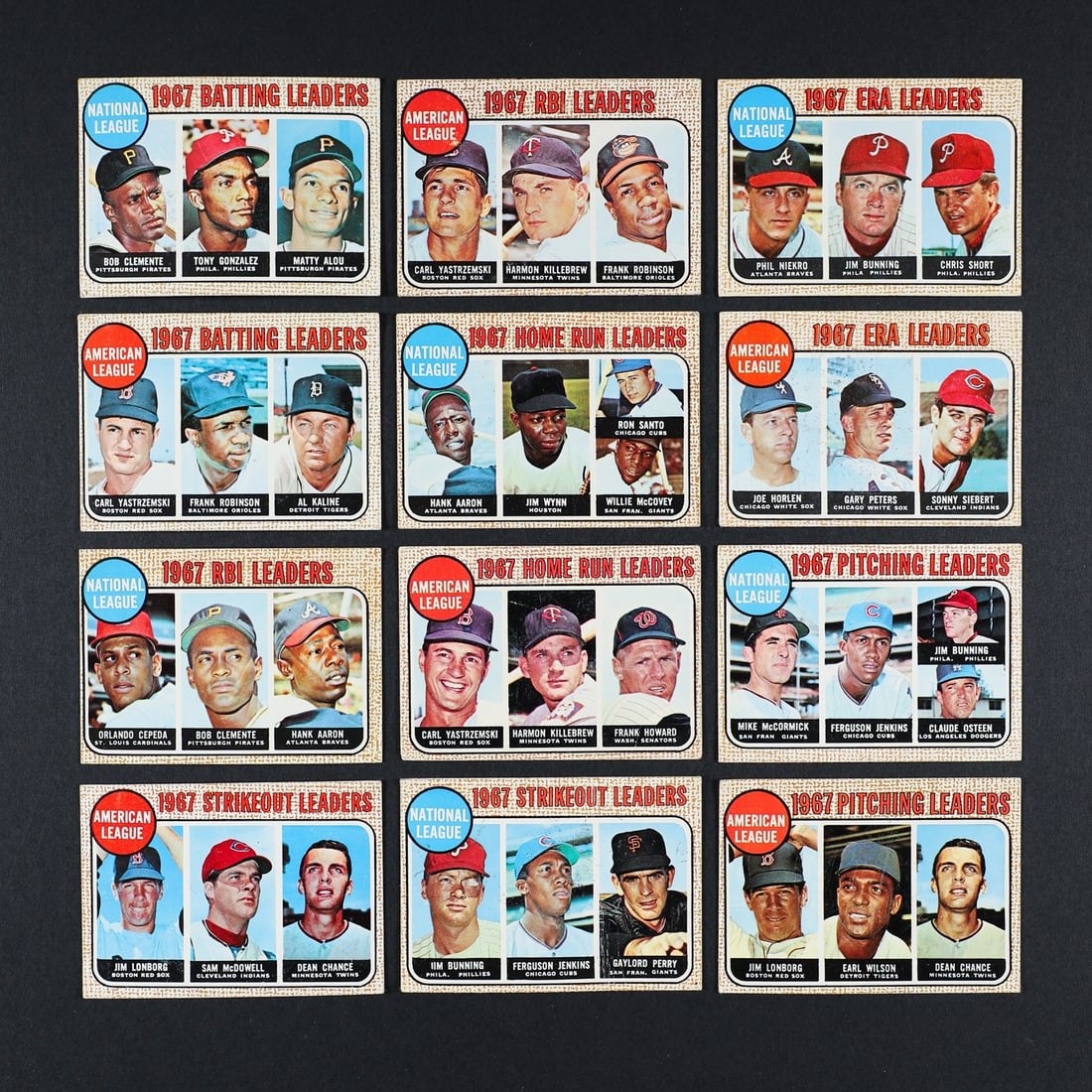 1968 Topps #177 Ryan/Koosman w/ Partial Set (168/598) - 12