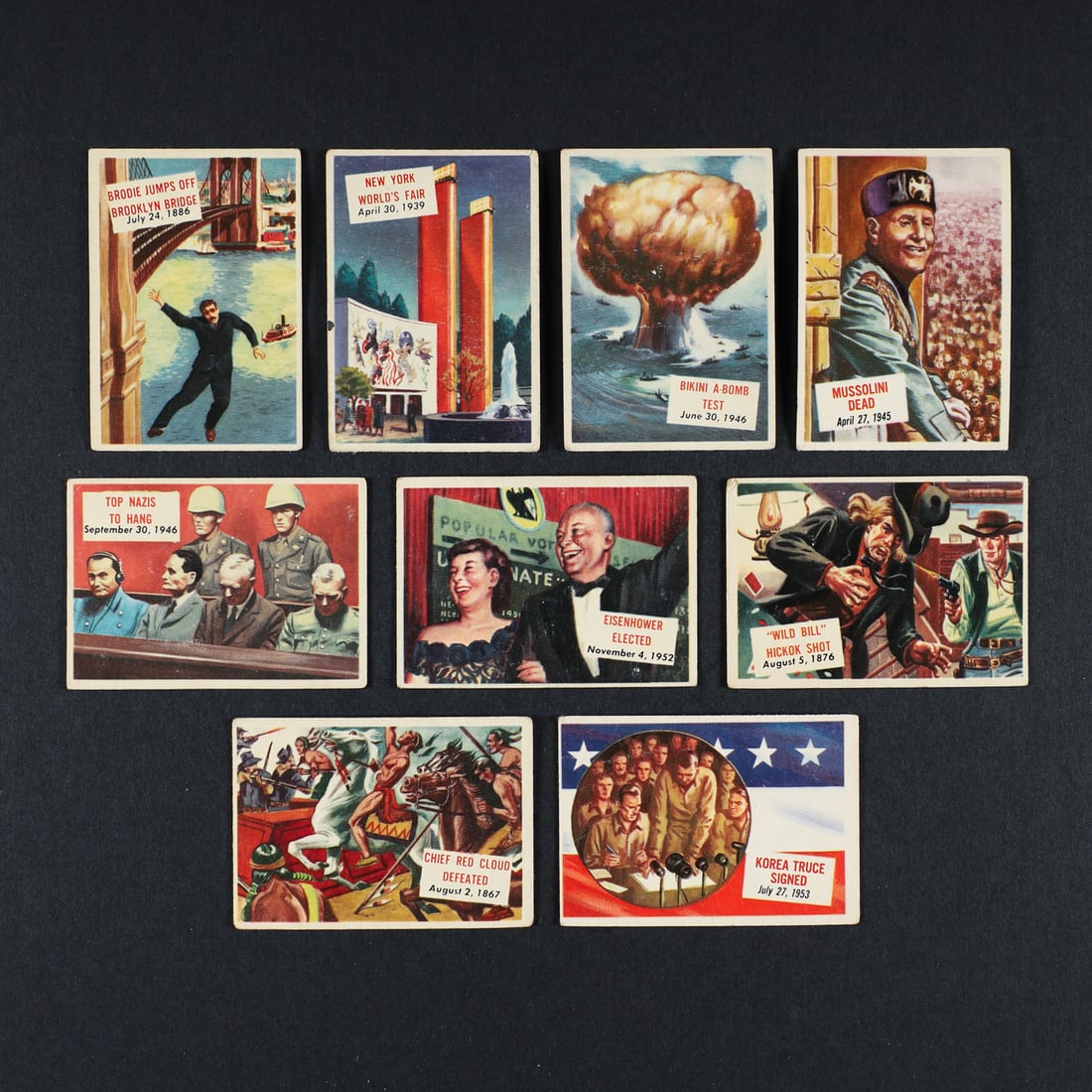 1954 Topps Scoops Cards w/ Babe Ruth (82/156) w/ 25 extras. - 3