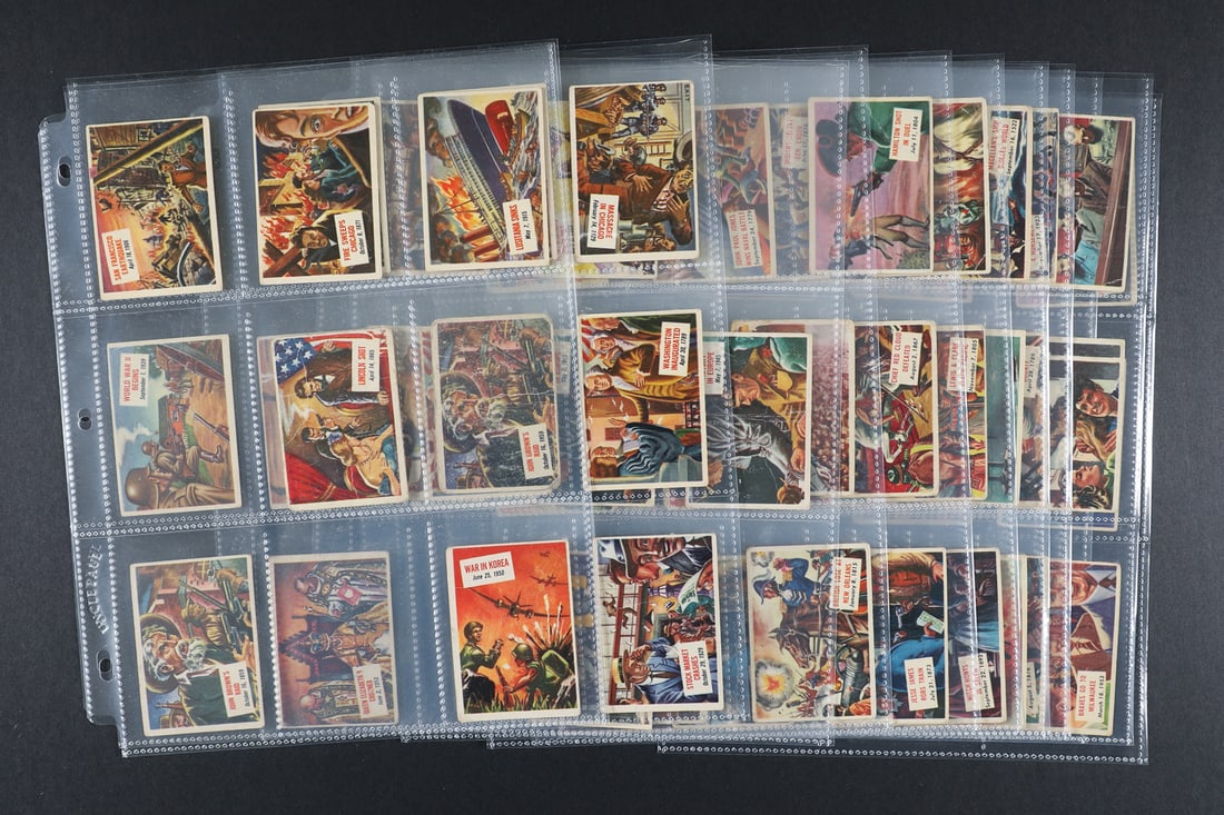 1954 Topps Scoops Cards w/ Babe Ruth (82/156) w/ 25 extras. - 7