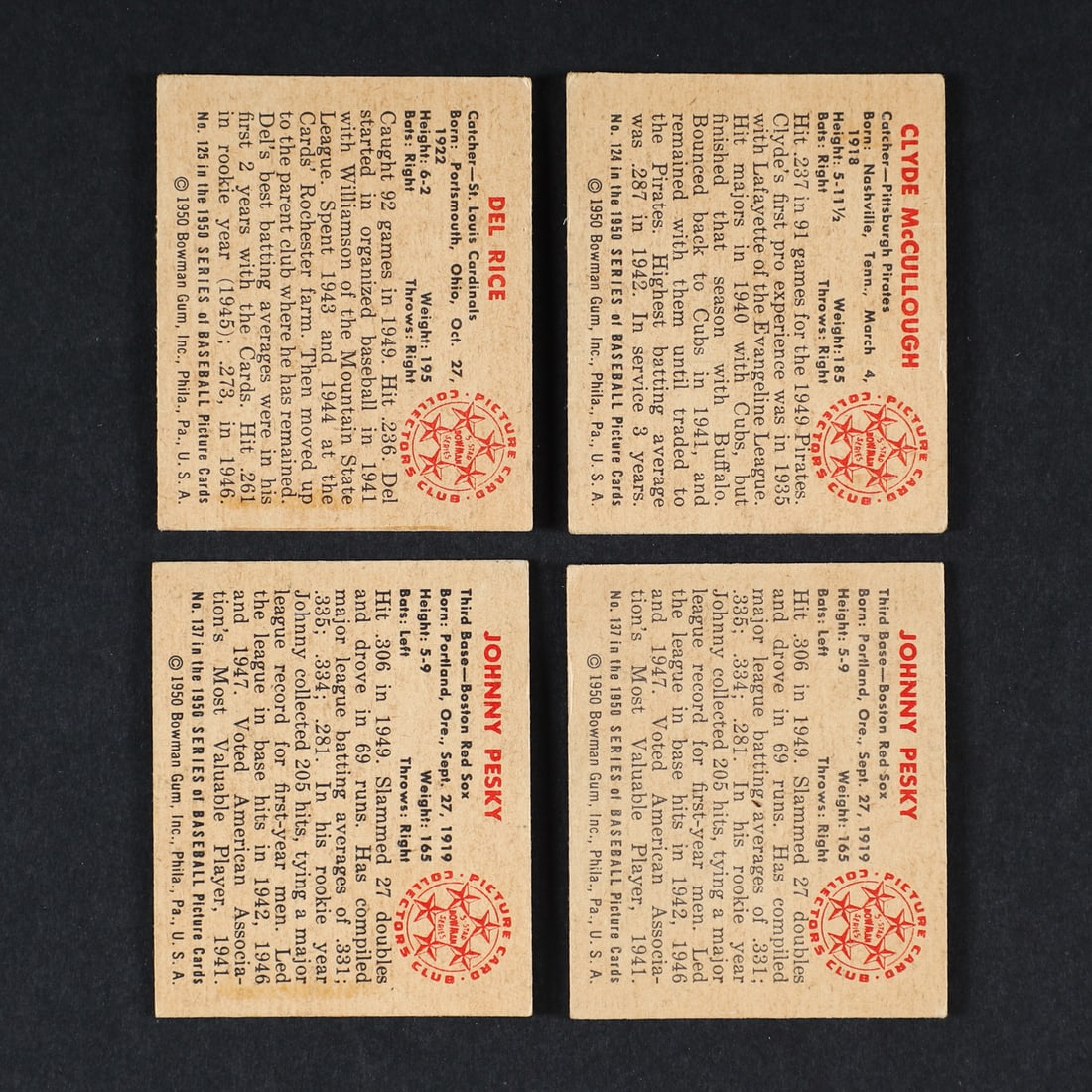 1950 Bowman Baseball Group (17) - 7