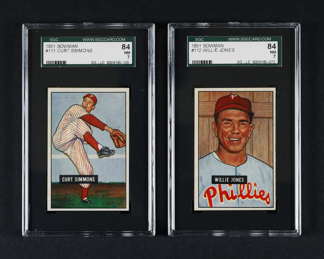 1951 Bowman Group of 9 (SGC 7 NM) - 8