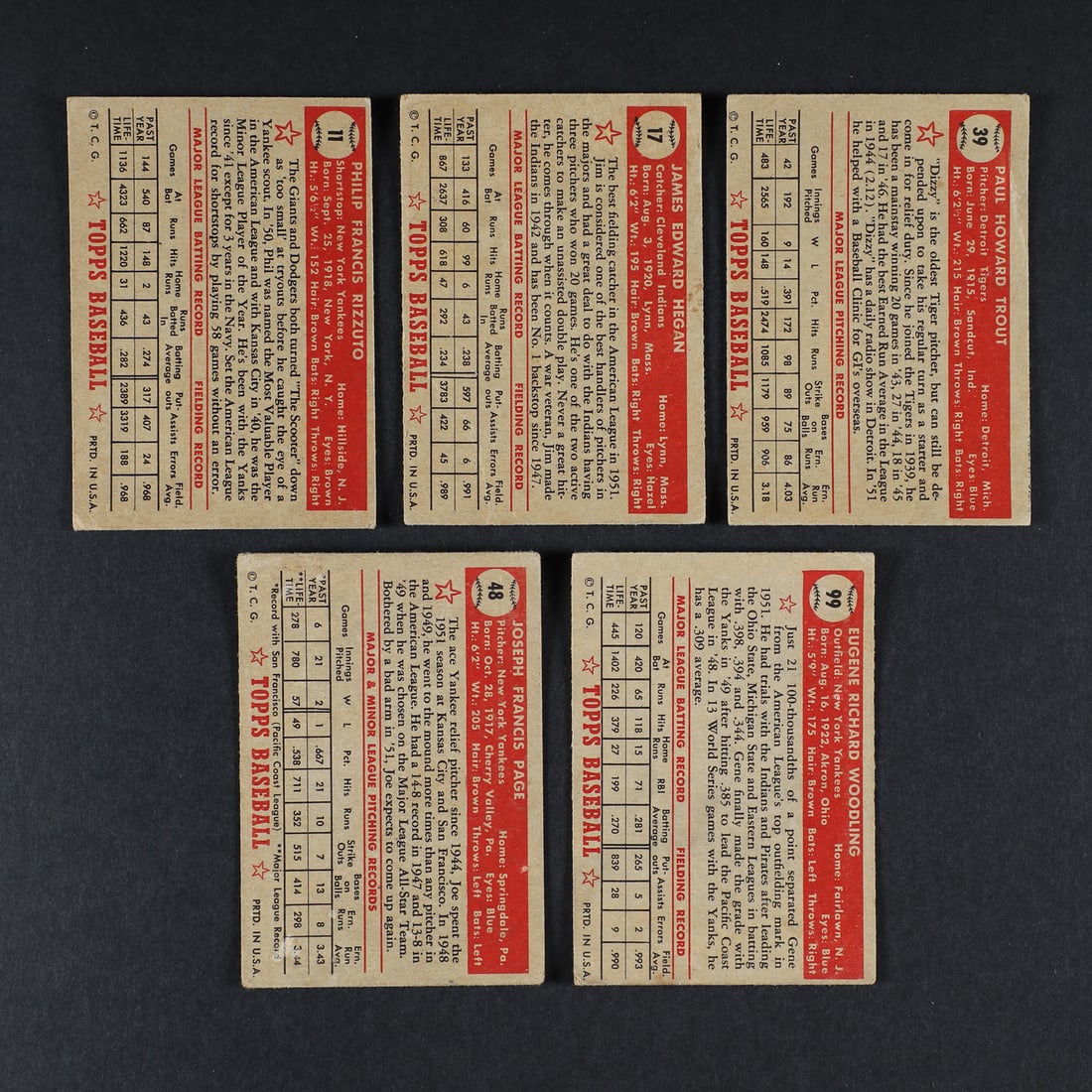1952 Topps Grouping w/ Rizzuto (19) - 3