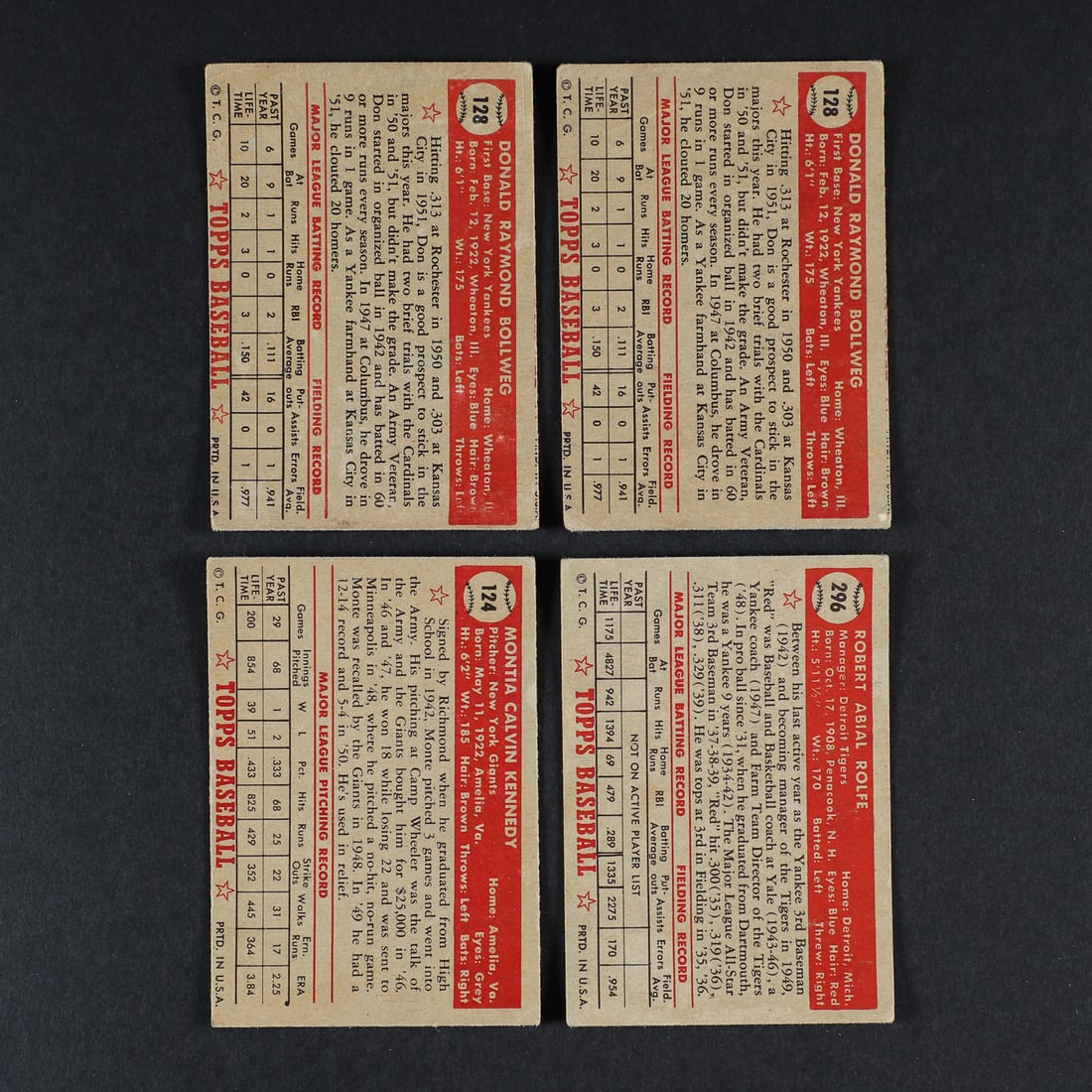1952 Topps Grouping w/ Rizzuto (19) - 5