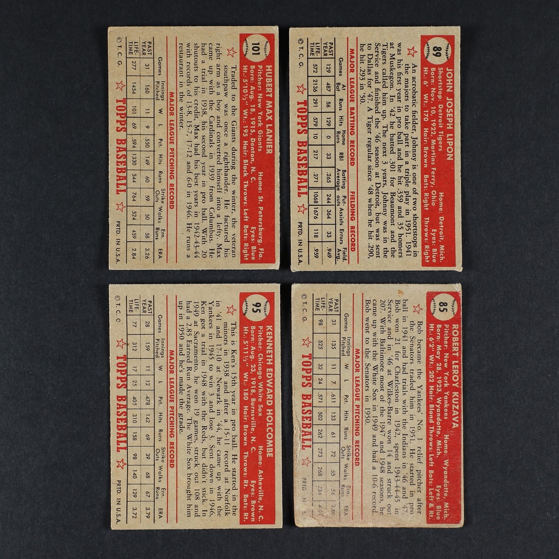 1952 Topps Grouping w/ Rizzuto (19) - 7