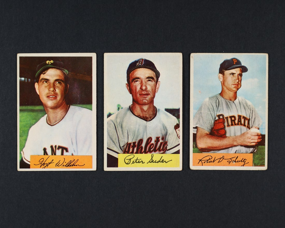 1954 Bowman Baseball Grouping w/ Mantle (12) - 10