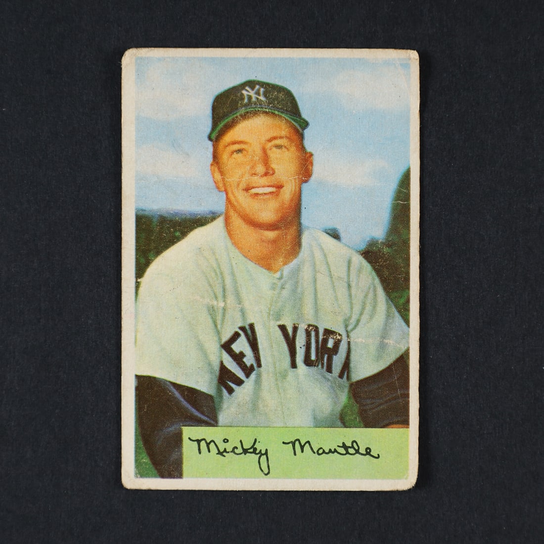 1954 Bowman Baseball Grouping w/ Mantle (12) - 2