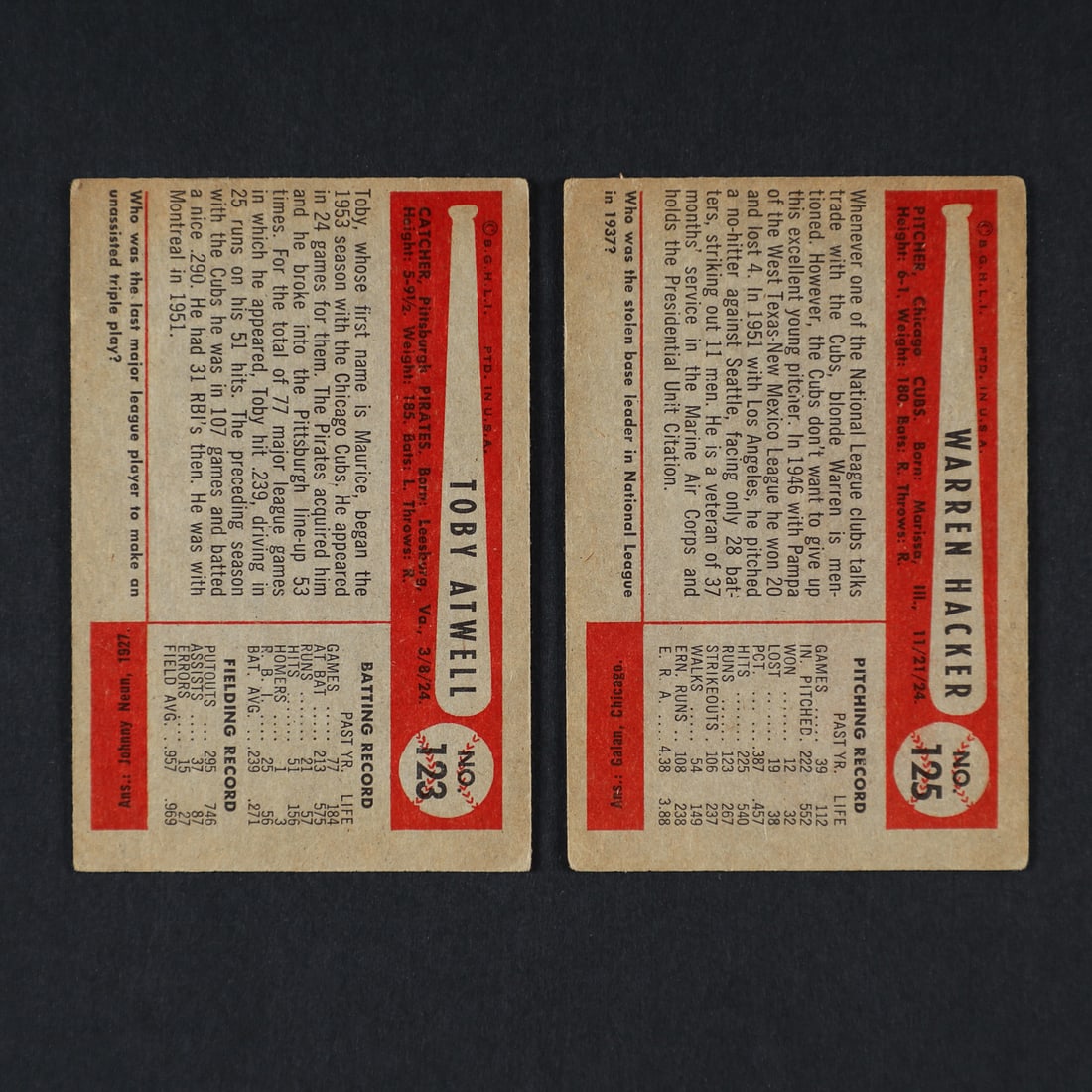 1954 Bowman Baseball Grouping w/ Mantle (12) - 5