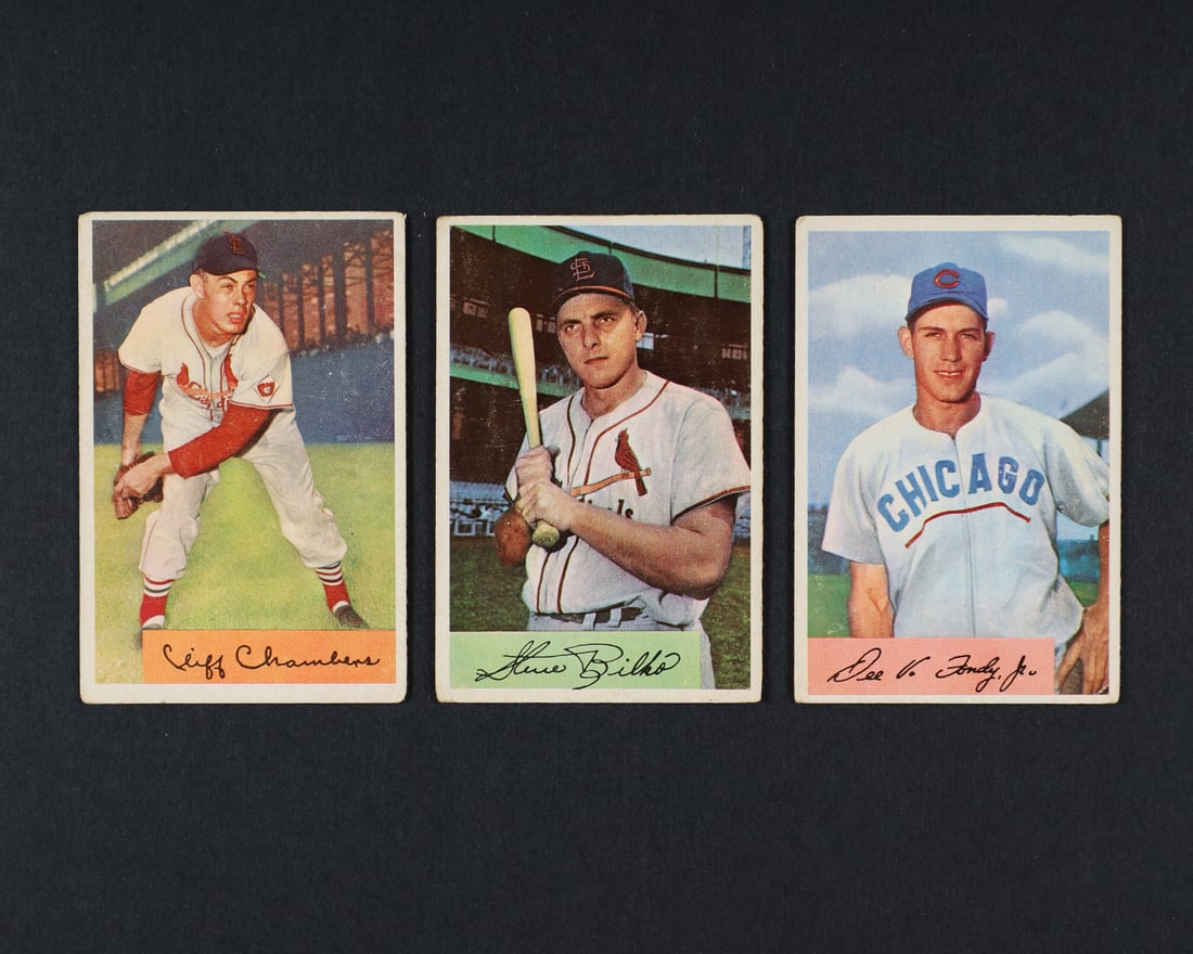 1954 Bowman Baseball Grouping w/ Mantle (12) - 6