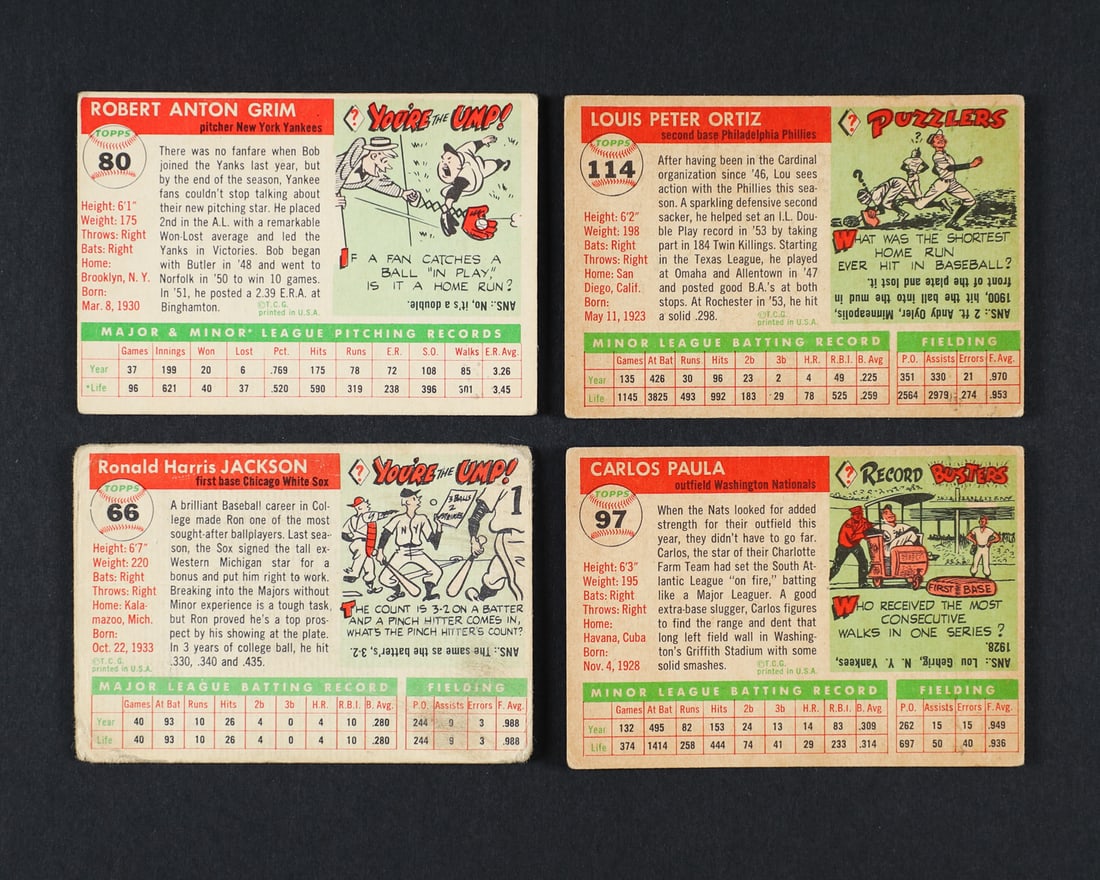 1955 Topps Baseball Group (13) - 7