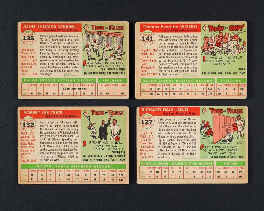 1955 Topps Baseball Group (13) - 9