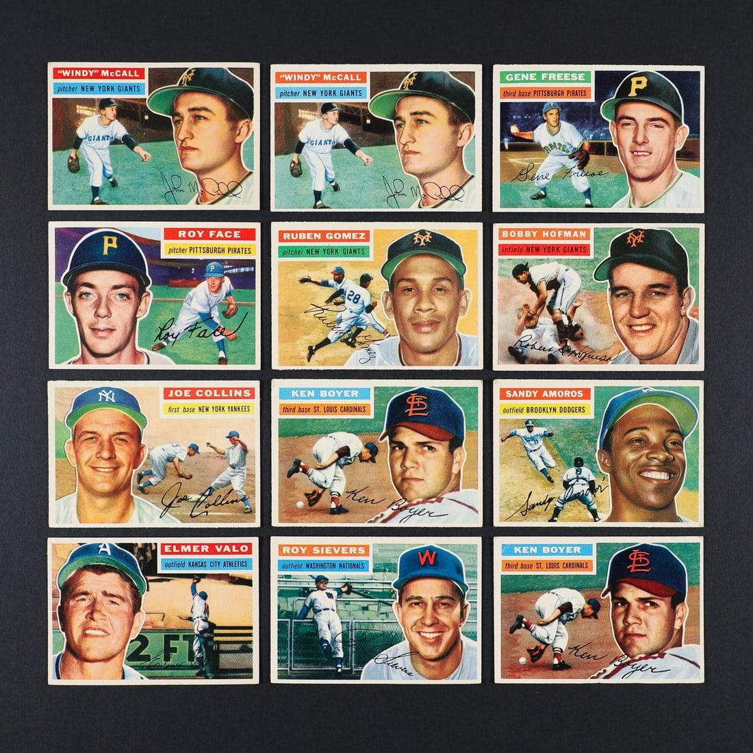 1956 Topps Baseball Grouping (35) - 6