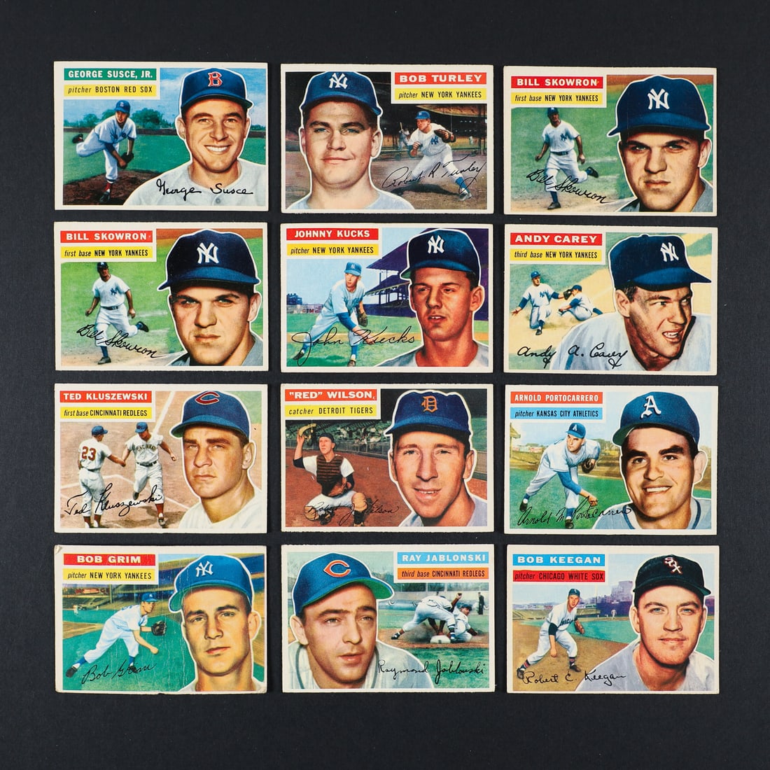 1956 Topps Baseball Grouping (35) - 8