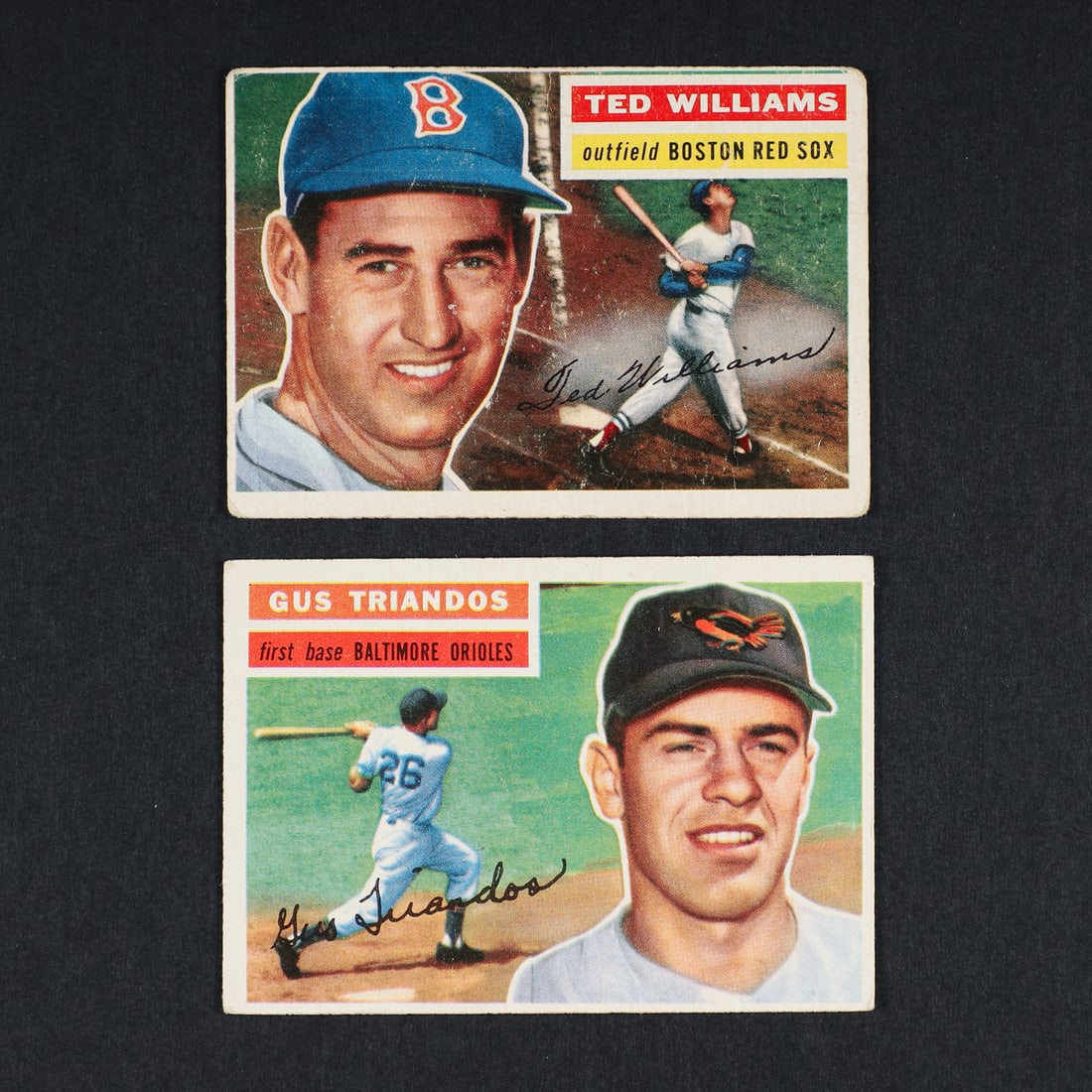 1956 Topps Grouping with Williams (12) - 2