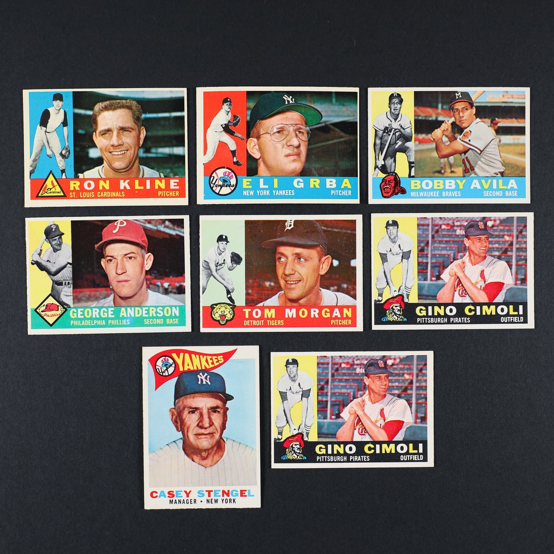 1960 Topps Baseball Grouping w/ Gibson (16) - 5