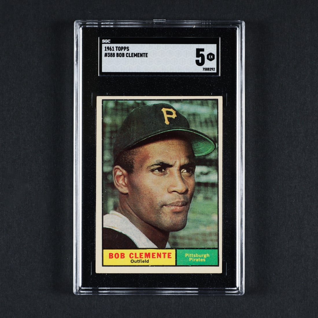 1961 Topps Clemente, Koufax, and Maris (SGC 5 EX) - 6