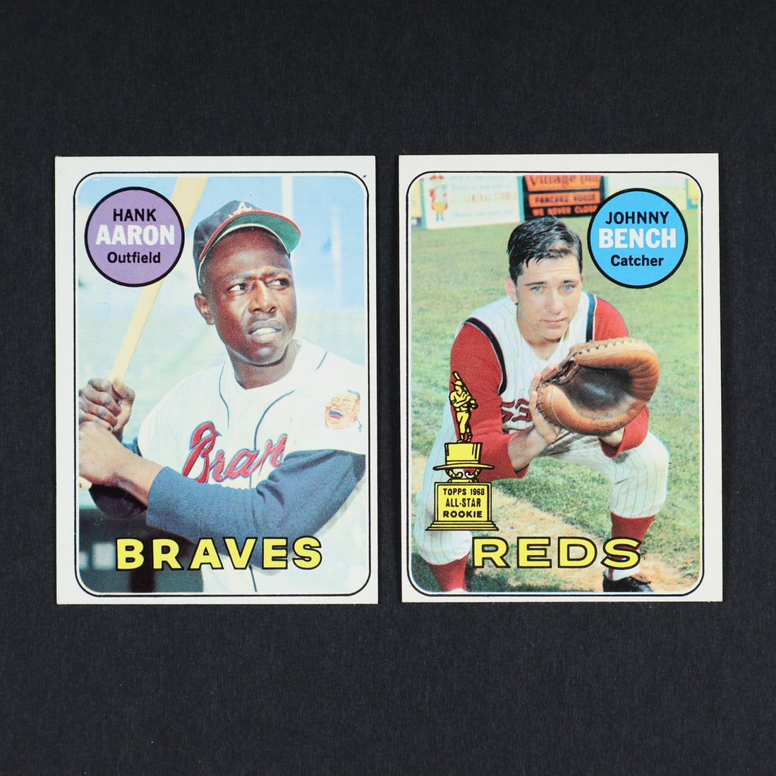 1969 Topps Grouping with Bench (8) - 2