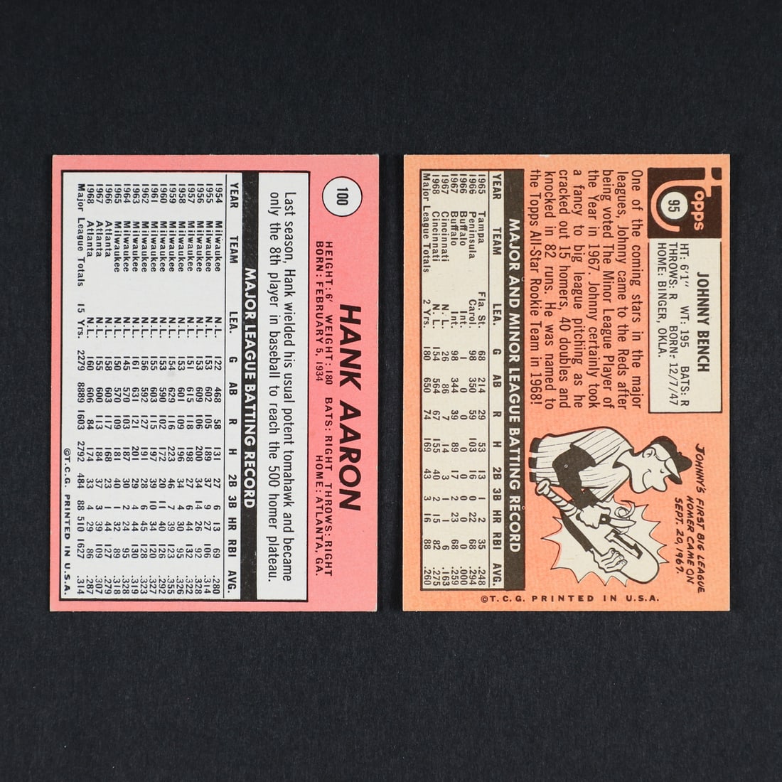1969 Topps Grouping with Bench (8) - 3