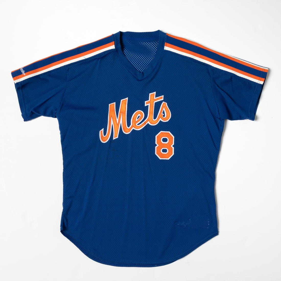 1988 Gary Carter Worn Warm Up Mets Jersey and Undershirt - 3