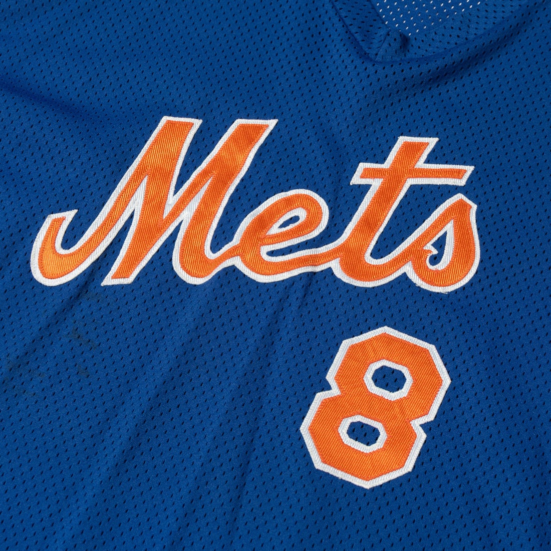 1988 Gary Carter Worn Warm Up Mets Jersey and Undershirt - 4
