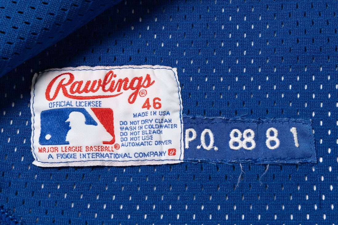 1988 Gary Carter Worn Warm Up Mets Jersey and Undershirt - 5