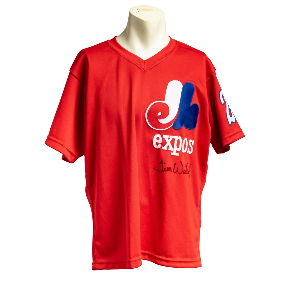 Tim Wallach Montreal Expos Worn Warm Up Jersey - 2