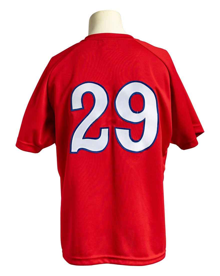 Tim Wallach Montreal Expos Worn Warm Up Jersey - 6