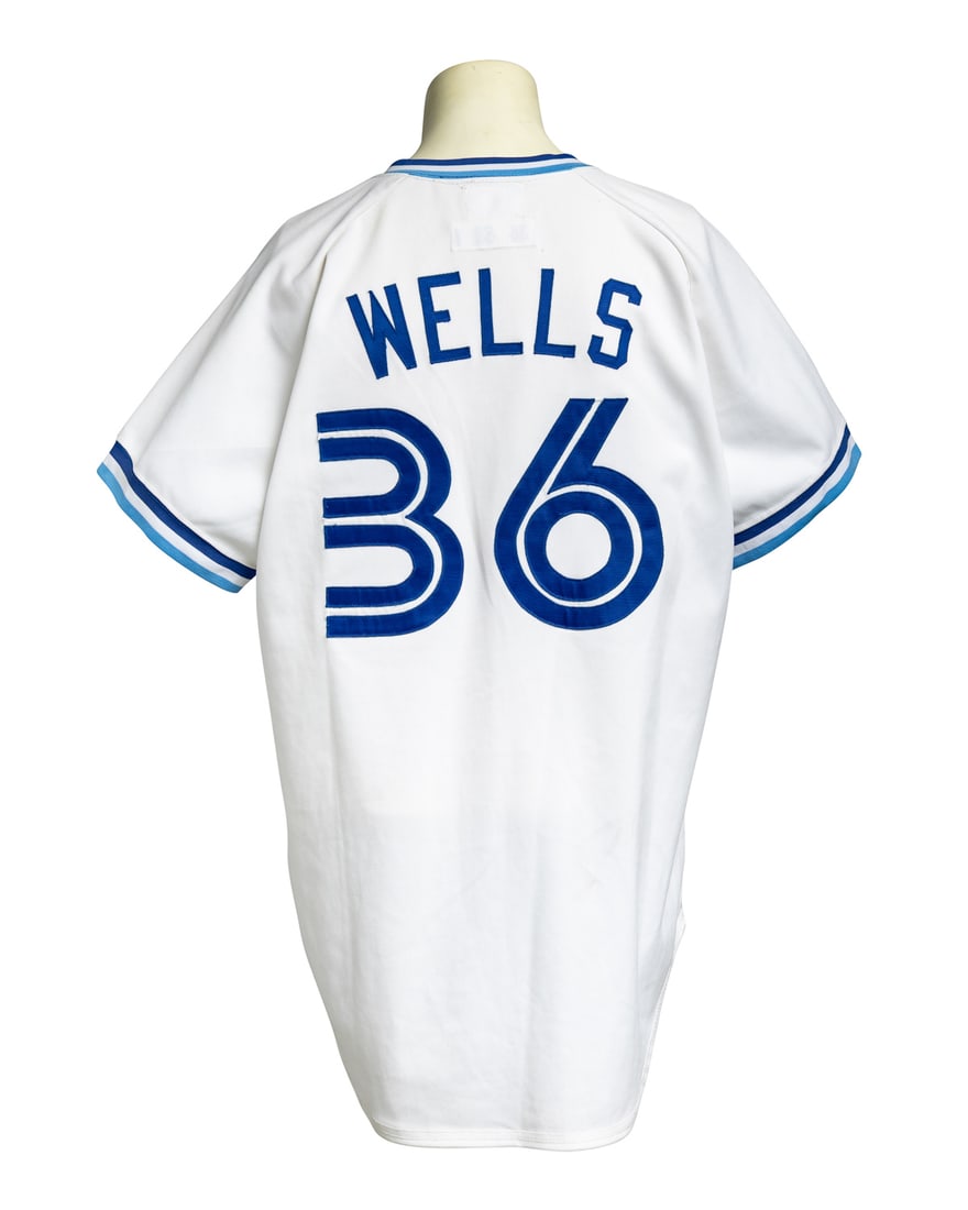 1988 David Wells Game Used Jersey - 4