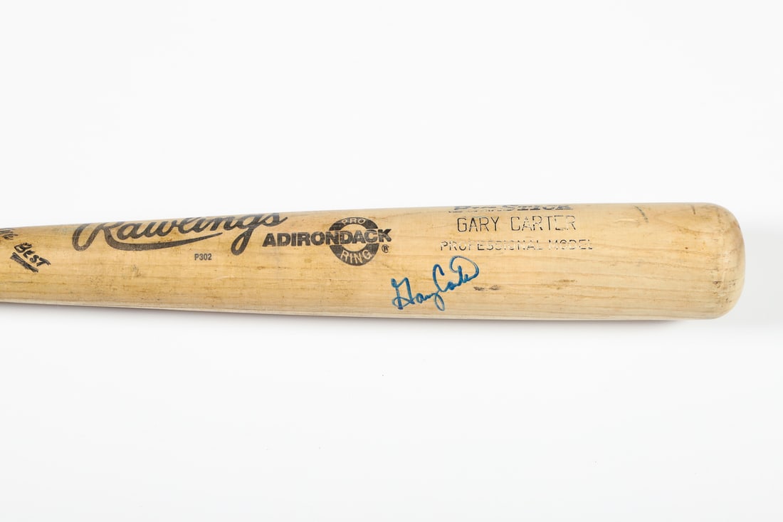 1988 Gary Carter Game Used and Signed Bat - 2