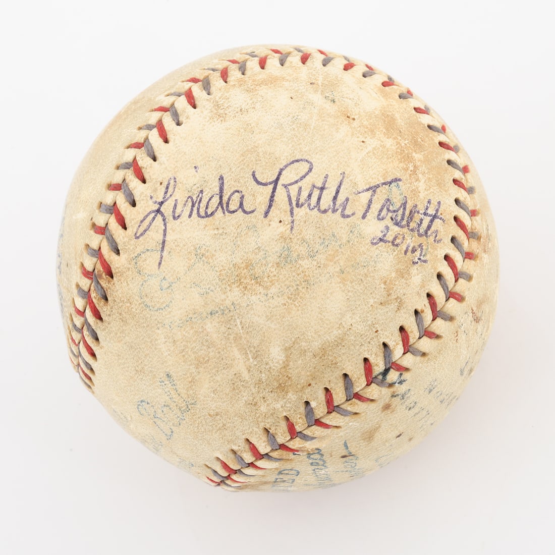 Early 1930s Babe Ruth OAL Signed Ball (PSA/DNA) - 4