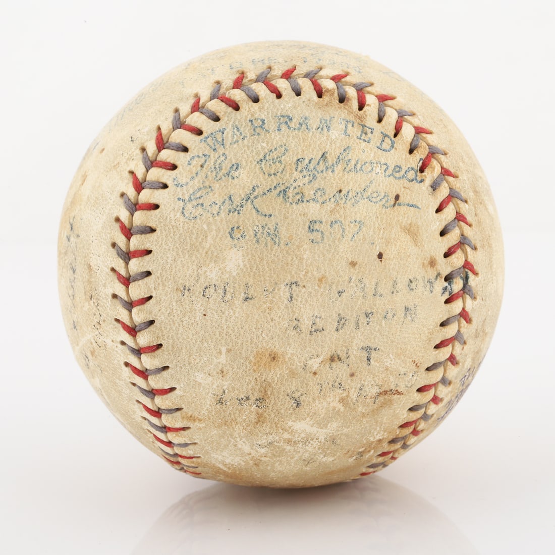 Early 1930s Babe Ruth OAL Signed Ball (PSA/DNA) - 5