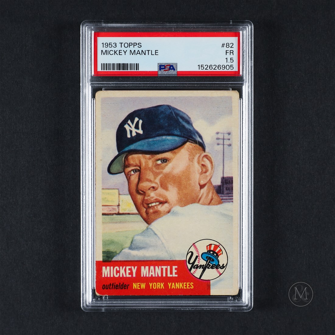 1953 Topps #82 Mickey Mantle (PSA 1.5 FR) (1 of 2)