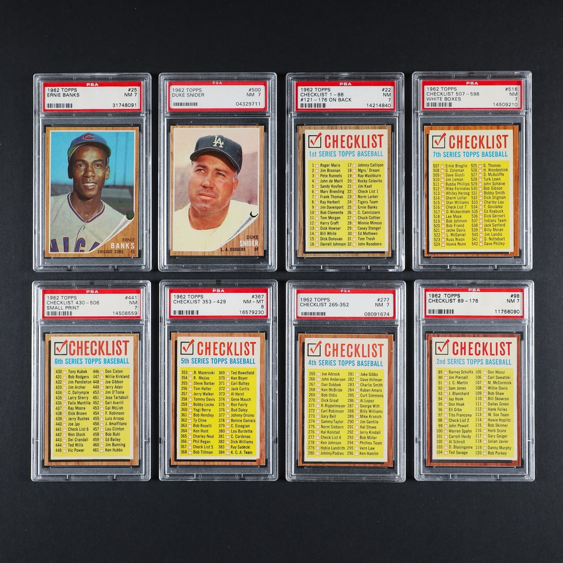 1962 Topps Complete Set (601/598) Set rating 7.05 (24th Current finest) - 11