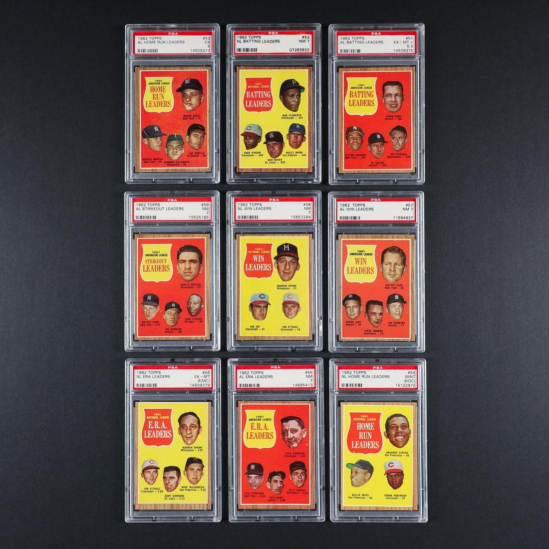 1962 Topps Complete Set (601/598) Set rating 7.05 (24th Current finest) - 17