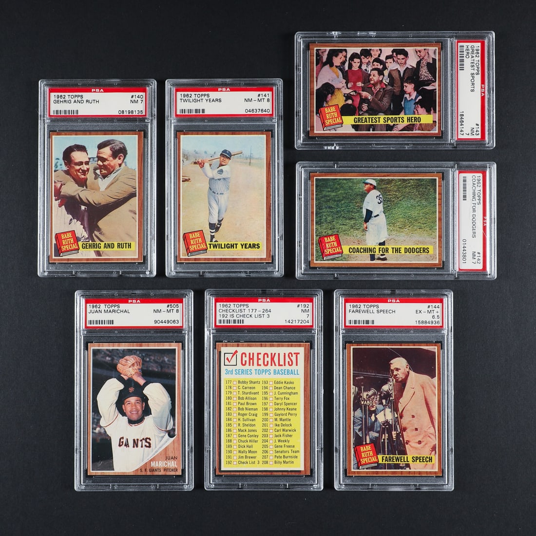 1962 Topps Complete Set (601/598) Set rating 7.05 (24th Current finest) - 9