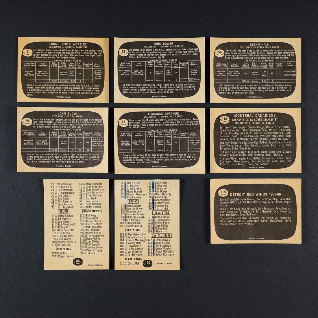 1966-1967 Topps Complete Set (132/132) - 7